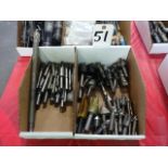 LOT: ASSORTED COUNTER BORES & MILLING CUTTERS IN 2 BOXES