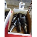 LOT: (6) COMMAND 40 TAPER ASSORTED CNC TOOL HOLDERS