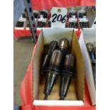 LOT: (4) COMMAND ASSORTED 40 TAPER CNC TAP HOLDERS