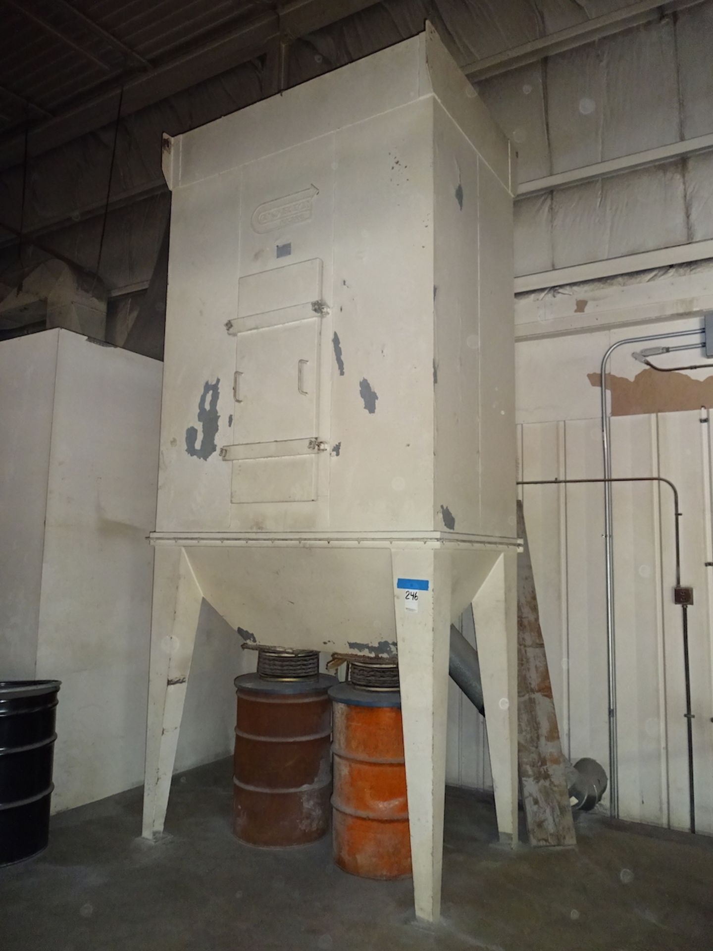 TORIT DUST COLLECTOR 6 FT. WIDE X 46 IN. X 16 FT. HIGH (APPROXIMATELY)