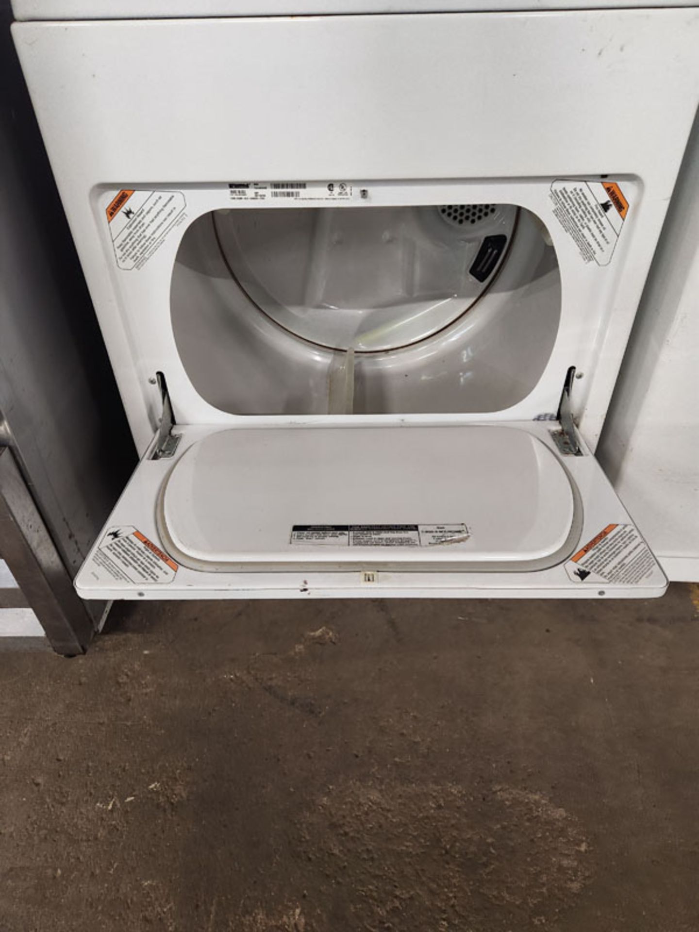 KENMORE 80 SERIES DRYER MODEL: 110.64842400, TYPE: DWSR-ELE-2406028-CV54 - Image 5 of 6