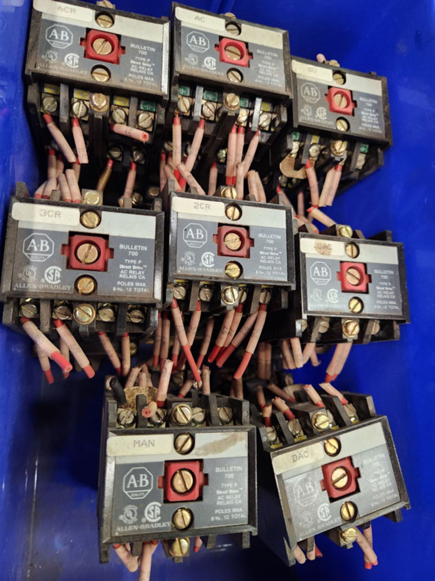 LOT OF CONTACTORS, STARTERS , RELAYS AND MISC - Image 8 of 10