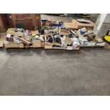 LOT OF ASSORTED PLUMBING AND MISCELLANEOUS AS SHOWN ON 3 SKIDS