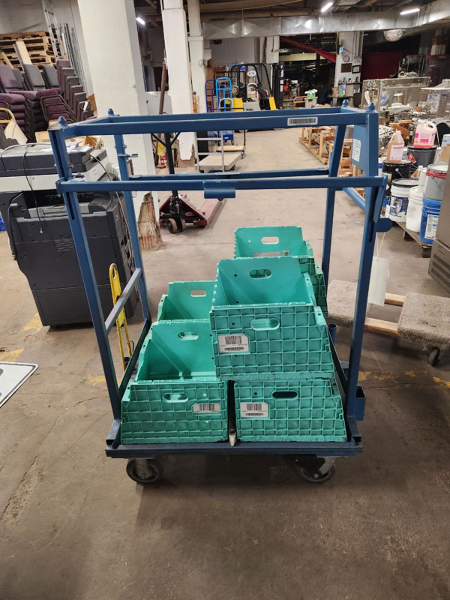 PARTS PICKER CART WITH 6 BINS - Image 2 of 4