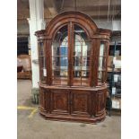 2 PIECE HUTCH 70" X 17-1/2" X 95"