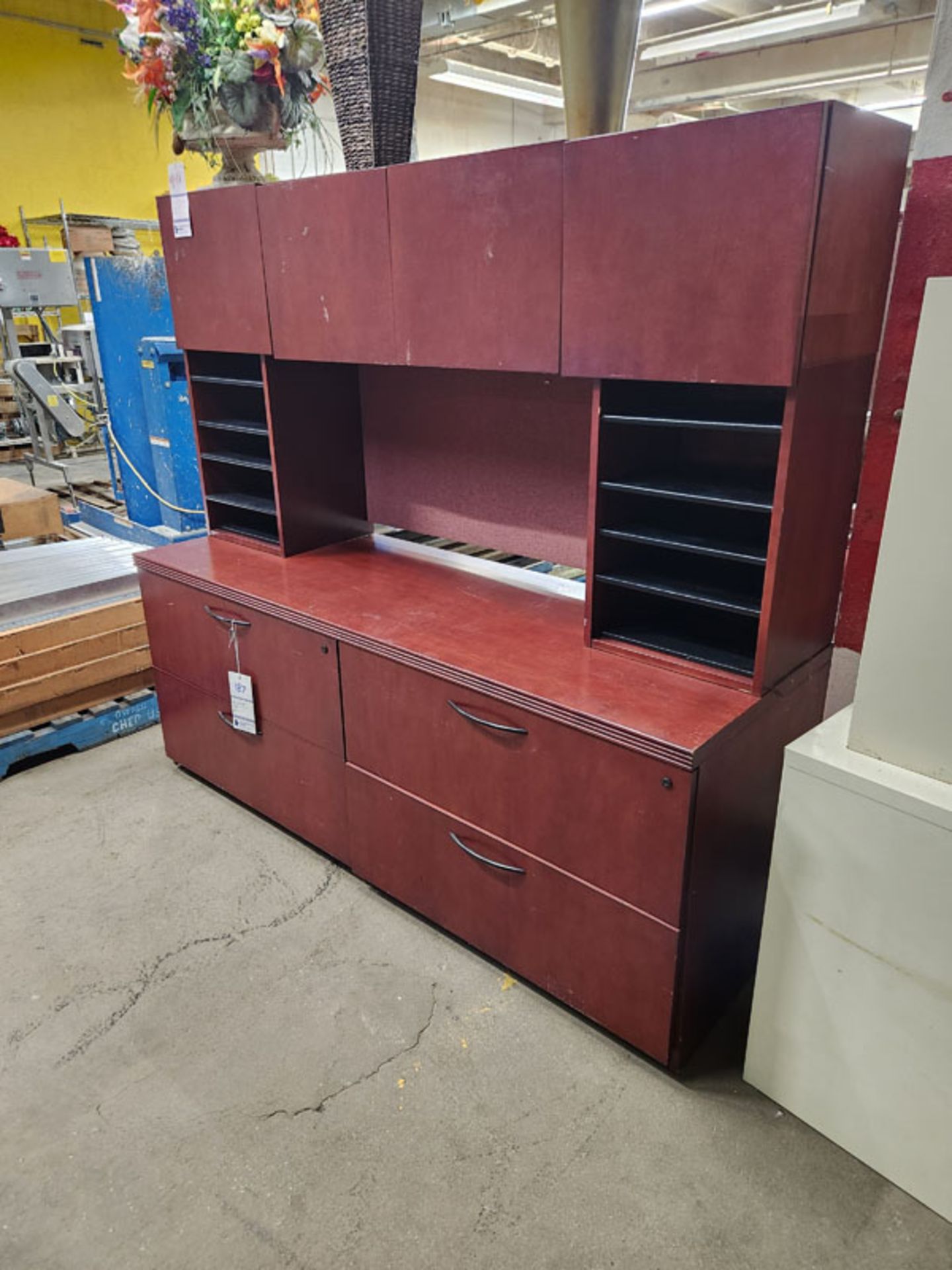 CREDENZA AND RISER 72"x24"x66 1/2" - Image 3 of 3