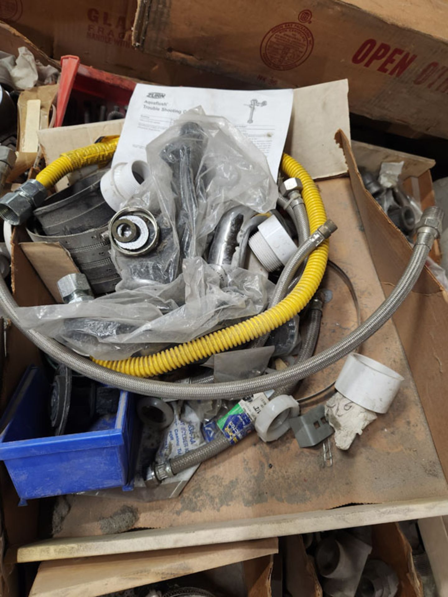 LOT OF ASSORTED PLUMBING AND MISCELLANEOUS AS SHOWN ON 3 SKIDS - Image 18 of 20