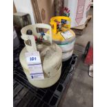 LOT OF 2 R-12 FREON RECOVERY TANKS
