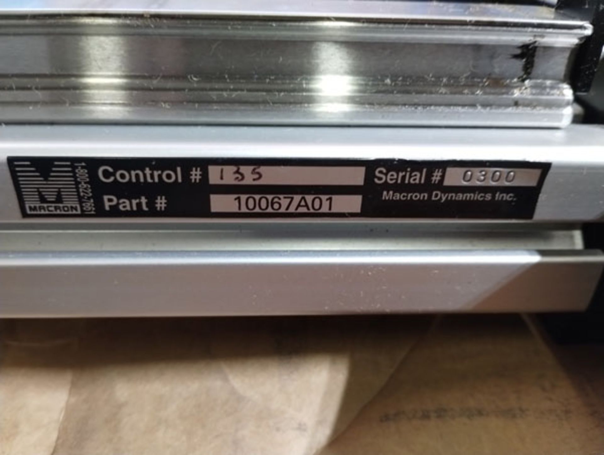 2 LINEAR ACTUATORS - PART# 10067A01 (APPEARS TO BE USED) Lot located at second location: 6800 Union - Image 11 of 14