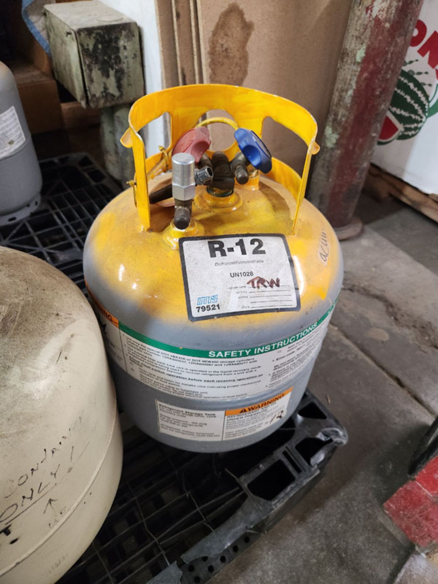 LOT OF 2 R-12 FREON RECOVERY TANKS - Image 3 of 3