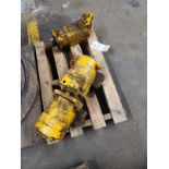 LOT OF 2 HEAVY YELLOW PARTS AS SHOWN