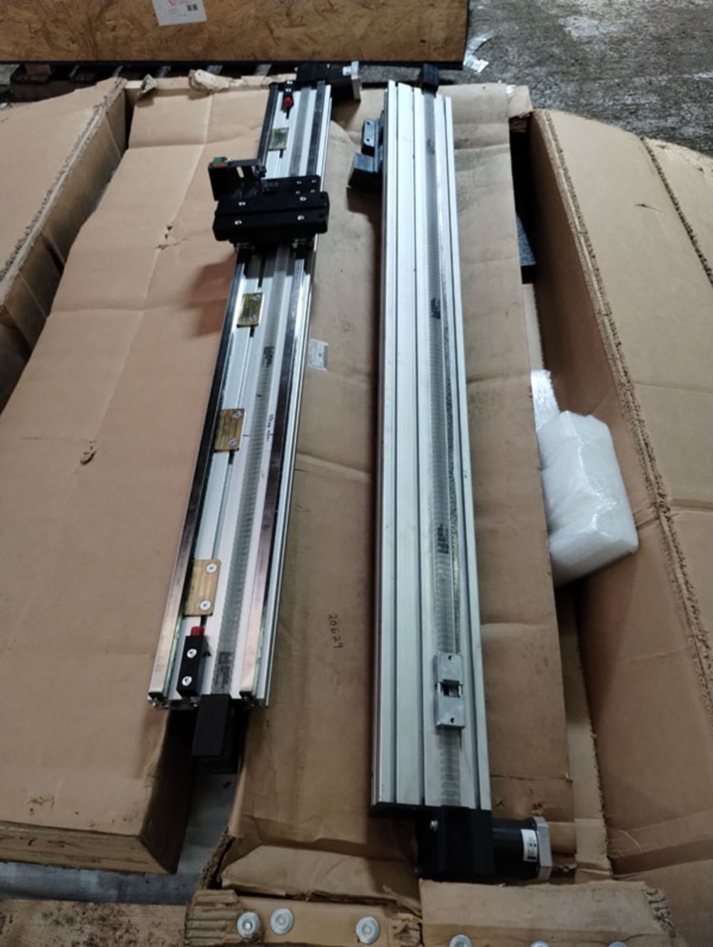 2 LINEAR ACTUATORS - PART# 10067A01 (APPEARS TO BE USED) Lot located at second location: 6800 Union