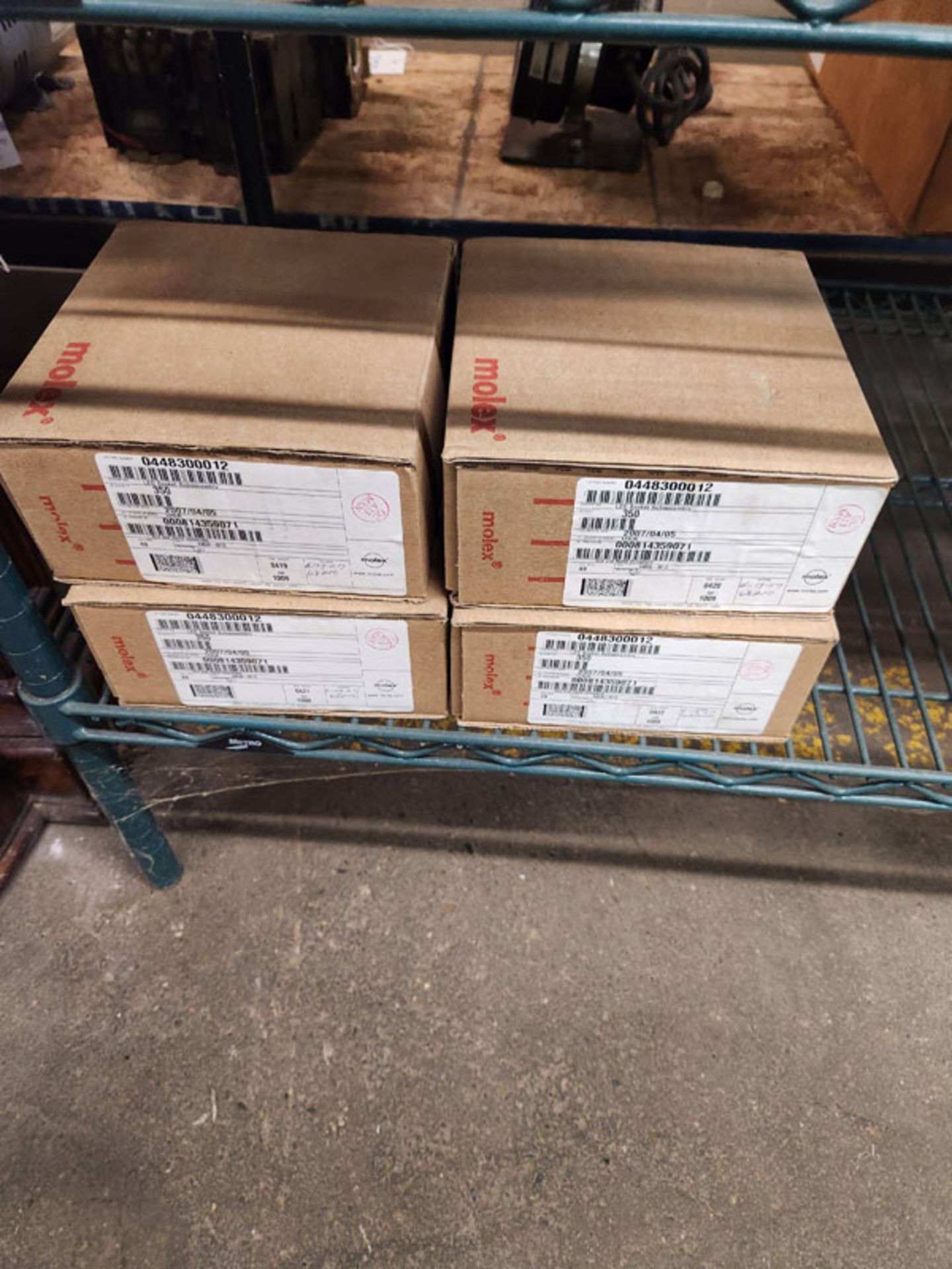 4 BOXES OF MOLEX CONNECTORS 0448300012