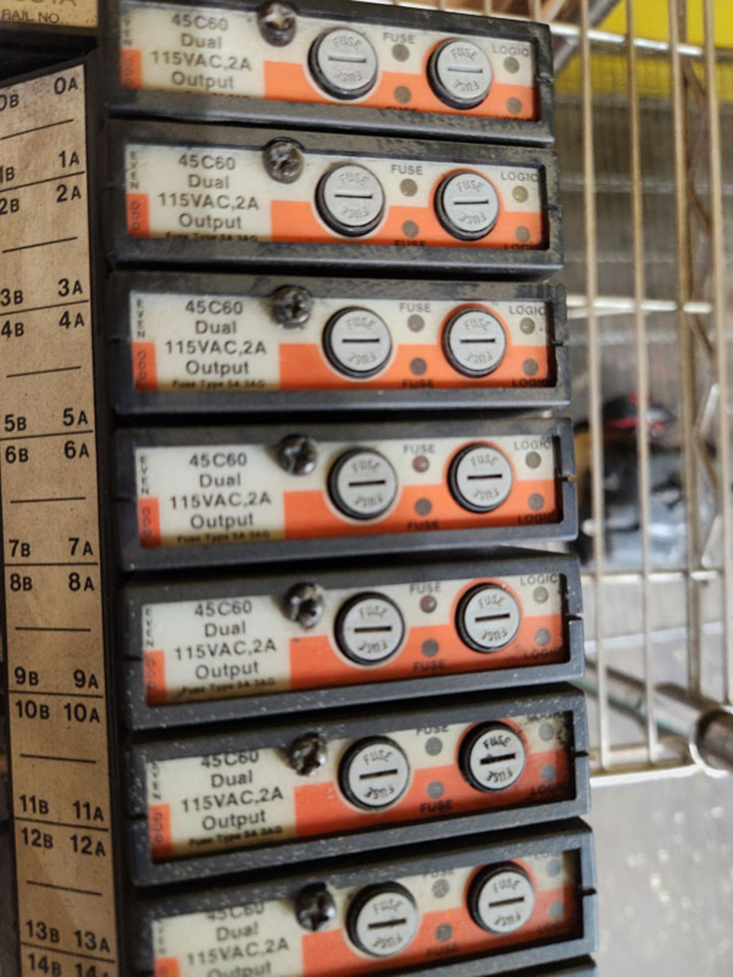 2 AUTOMATE 45C1A PLC RACK WITH CARDS - Image 6 of 6