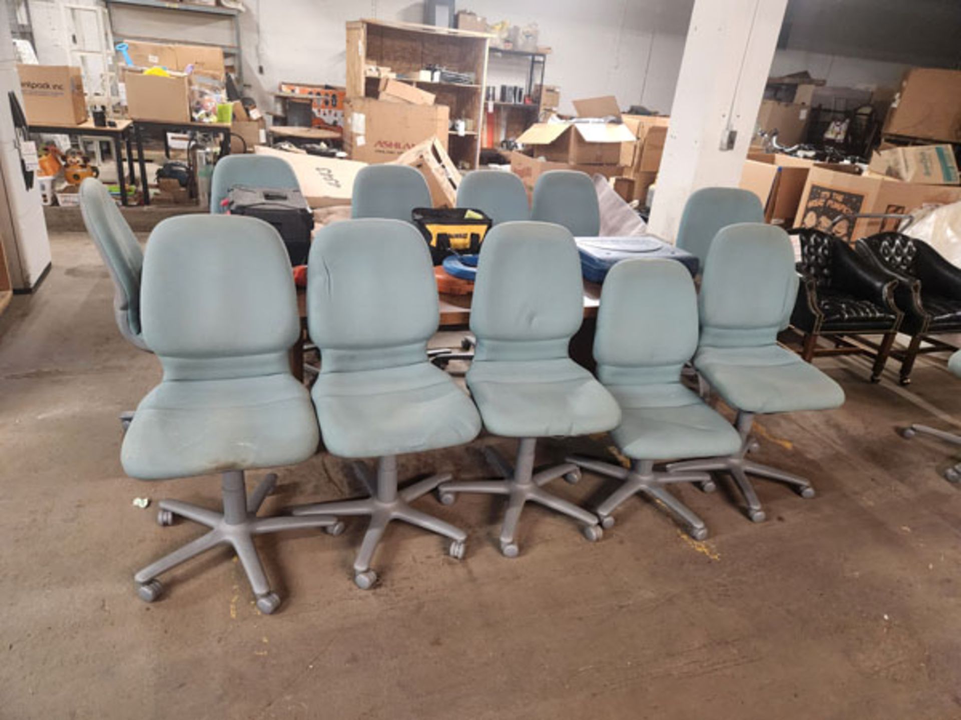 LOT OF 12 SWIVEL OFFICE CHAIRS - Image 2 of 2