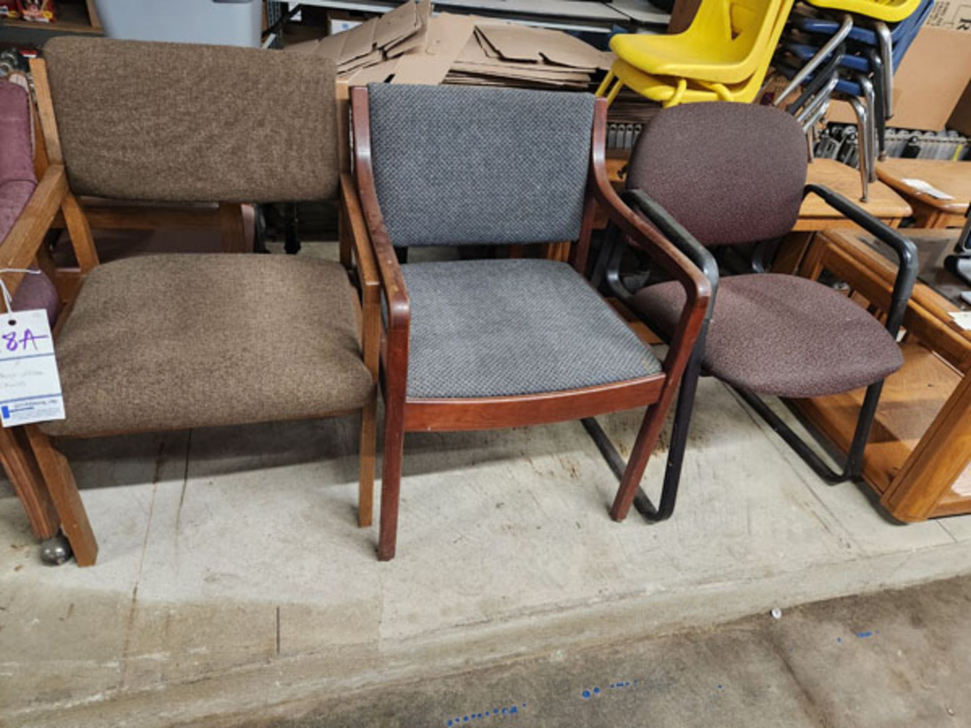 LOT OF 3 ASSORTED OFFICE CHAIRS