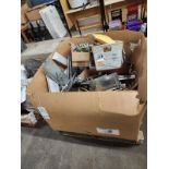 CRATE OF MISCELLANEOUS MACHINE PARTS AND STAINLESS STEEL
