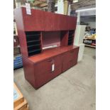 CREDENZA AND RISER 72"x24"x66 1/2"