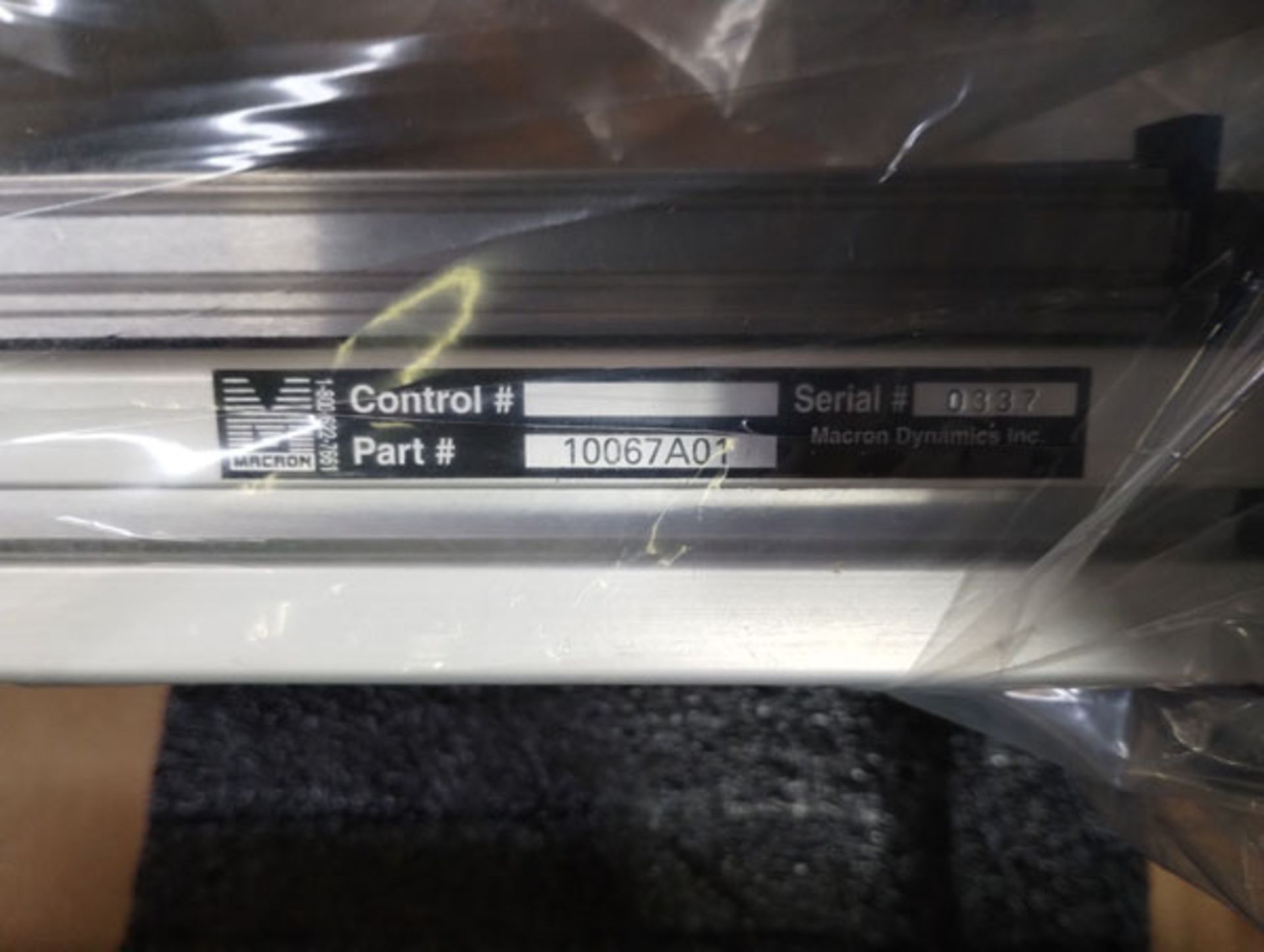 69" LINEAR ACTUATOR PART# 10067A01 -- Lot located at second location: 6800 Union ave. , Cleveland OH - Image 4 of 12