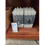 LOT OF 2 MERLIN GERIN 400A BREAKERS P/N NSJ400L