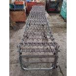 NESTAFLEX PORTABLE ROLLER CONVEYOR 275 42" X 2' CONDENSED , 142" X 2' EXTENDED -- Lot located at sec
