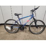 HUFFY 26" INCLINE BICYCLE - SOME DAMAGE TO HANDLE BARS