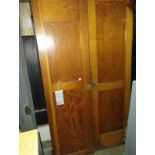 SET OF DOUBLE WOOD DOORS 20" X 72"