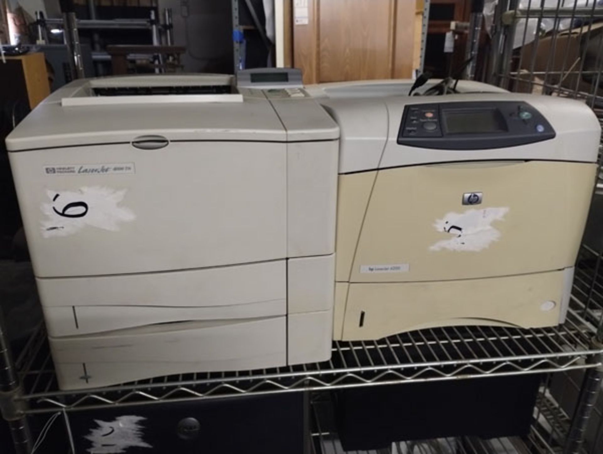 LOT OF 2 HP PRINTERS MODELS: 400TN AND 4200