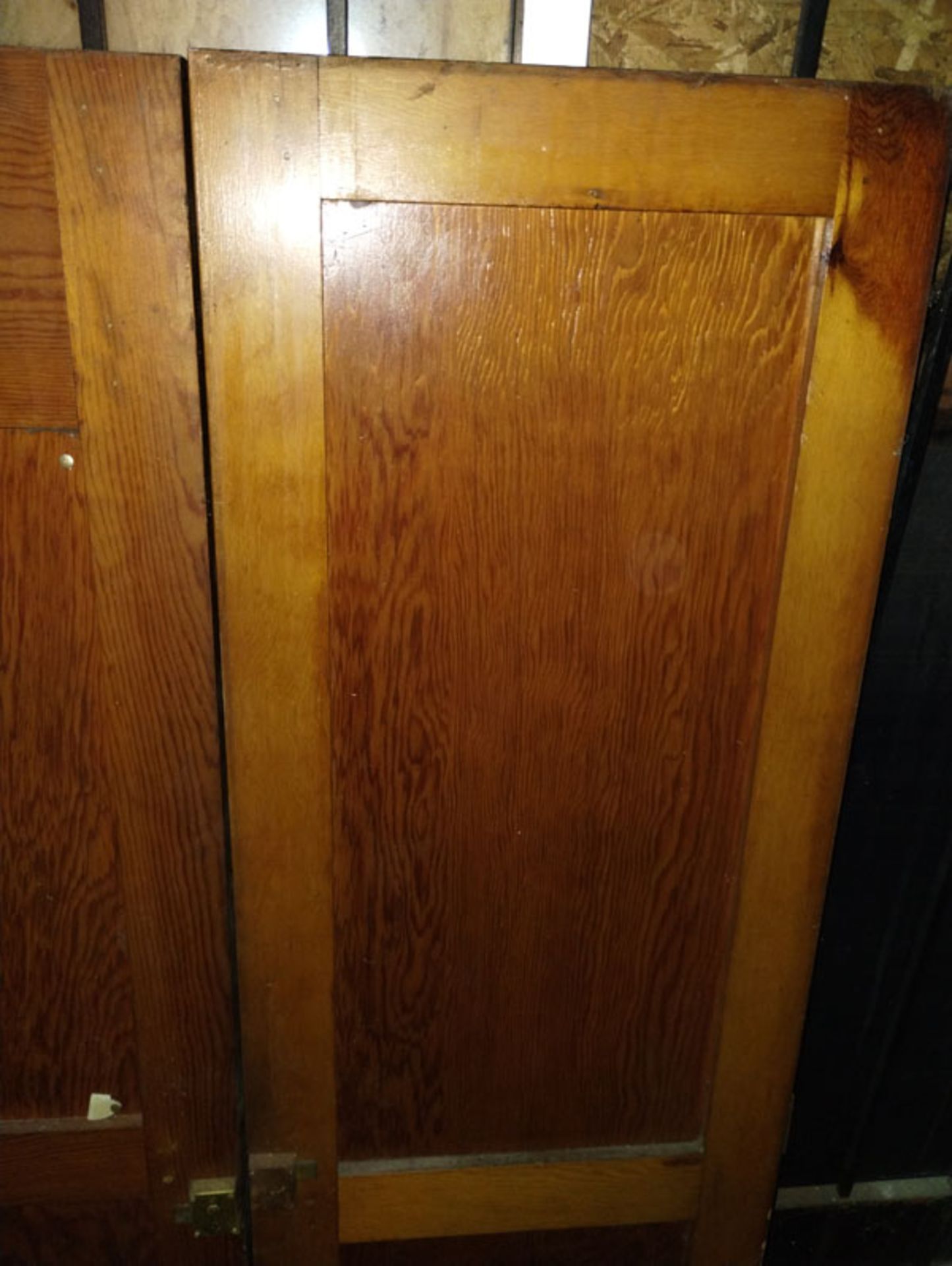 SET OF DOUBLE WOOD DOORS 20" X 72" - Image 3 of 6