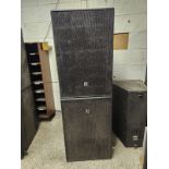 SET OF 2 JBL PD5322/64 PRECISION DIRECTIVITY FULL RANGE 3 WAY LOUDSPEAKERS