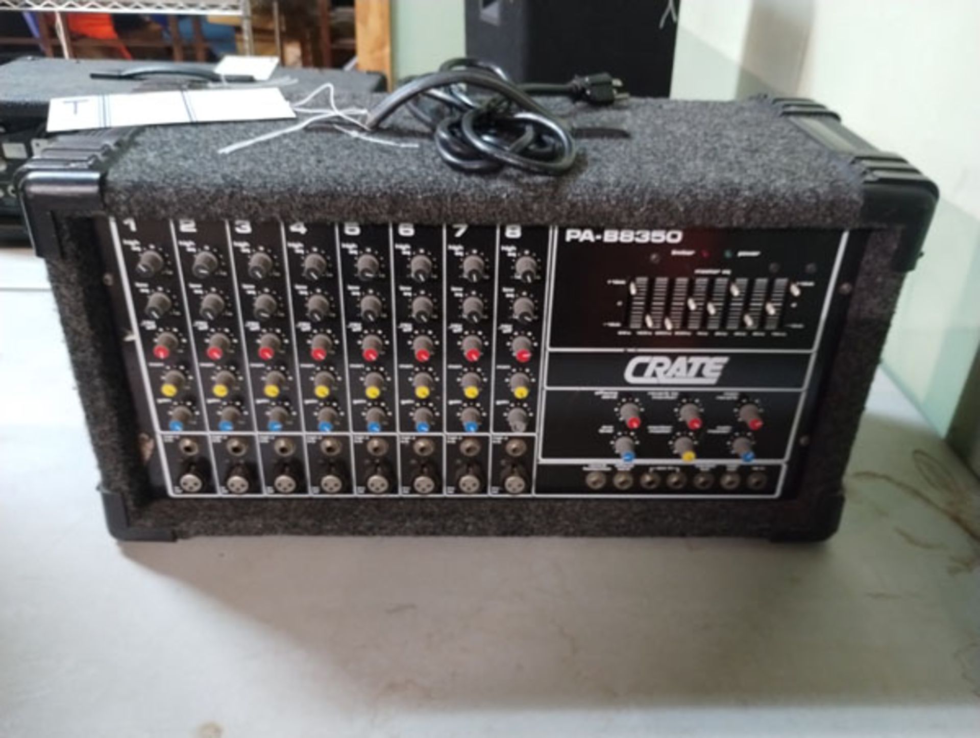 CRATE PA-B8350 POWERED MIXER (This lot of located at the Grossman warehouse 952 E. 72nd St. Clevelan