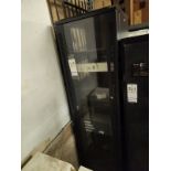 19" RACK - ELECTRONICS CABINET 23-1/2" X 31-1/2" X 86" - MISSING SIDE WALL