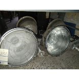 4 LITHONIA HI TEK M58 INDUSTRIAL LAMPS