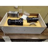 BOX OF 2 CANON TV CAMERA ZOOM LENSES AND ACCESSORIES