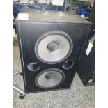 JBL PROFESSIONAL SERIES MODEL: 4648TH 15" SUBWOOFER - 26x18x39" TOTAL DIMENSIONS