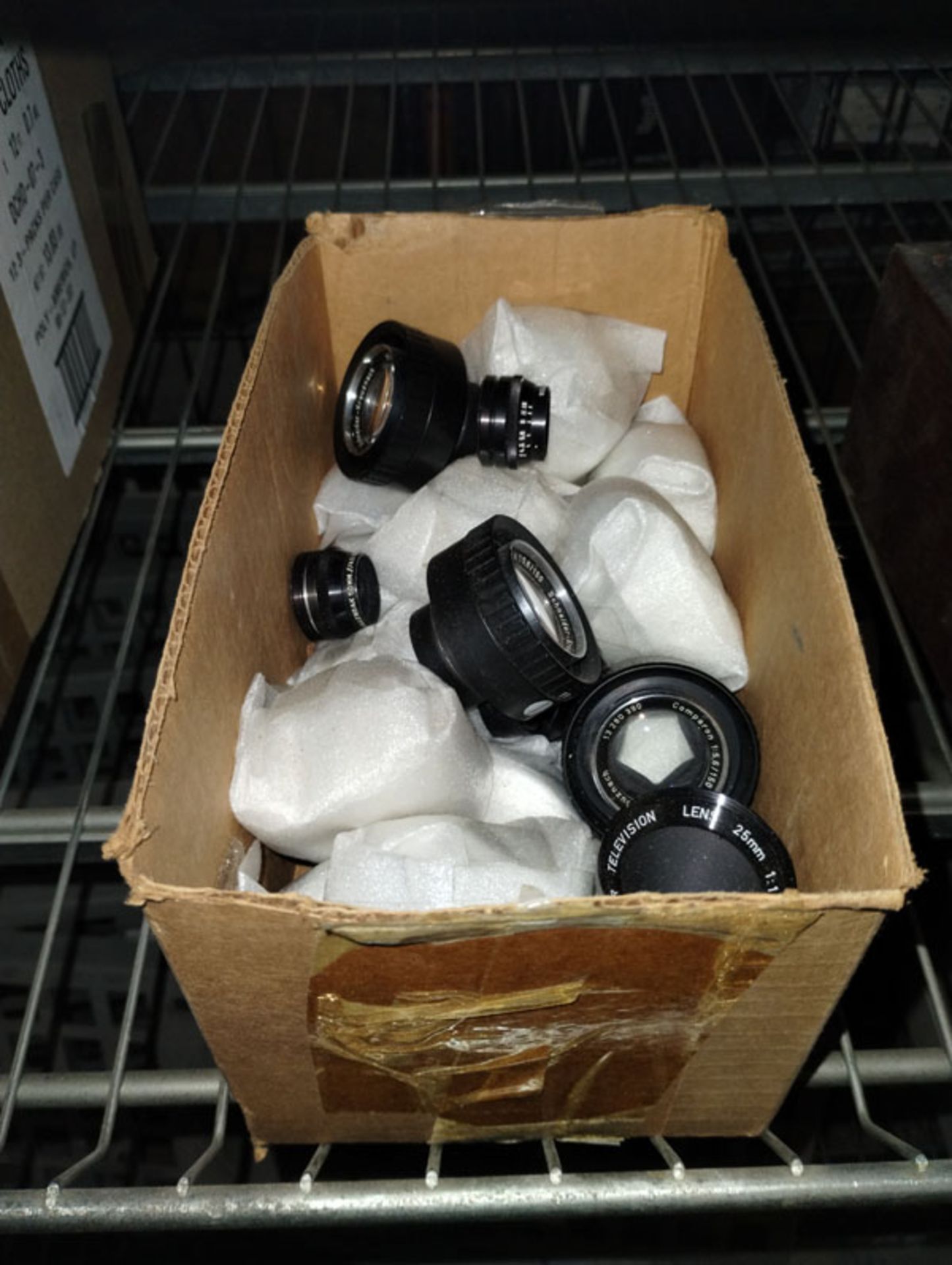 BOX OF ASSORTED LENSES