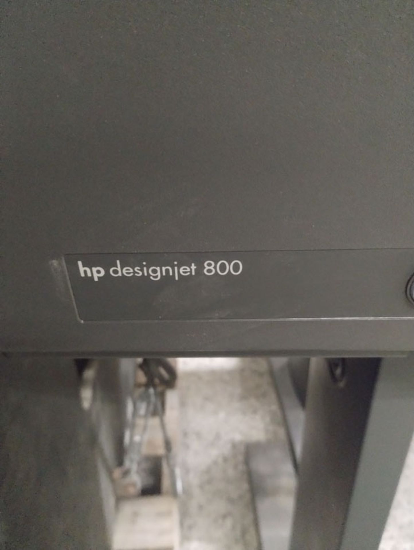 LOT OF 2 HP DEISGN JET 800 PRINTERS MODEL: C7779B - Image 2 of 8