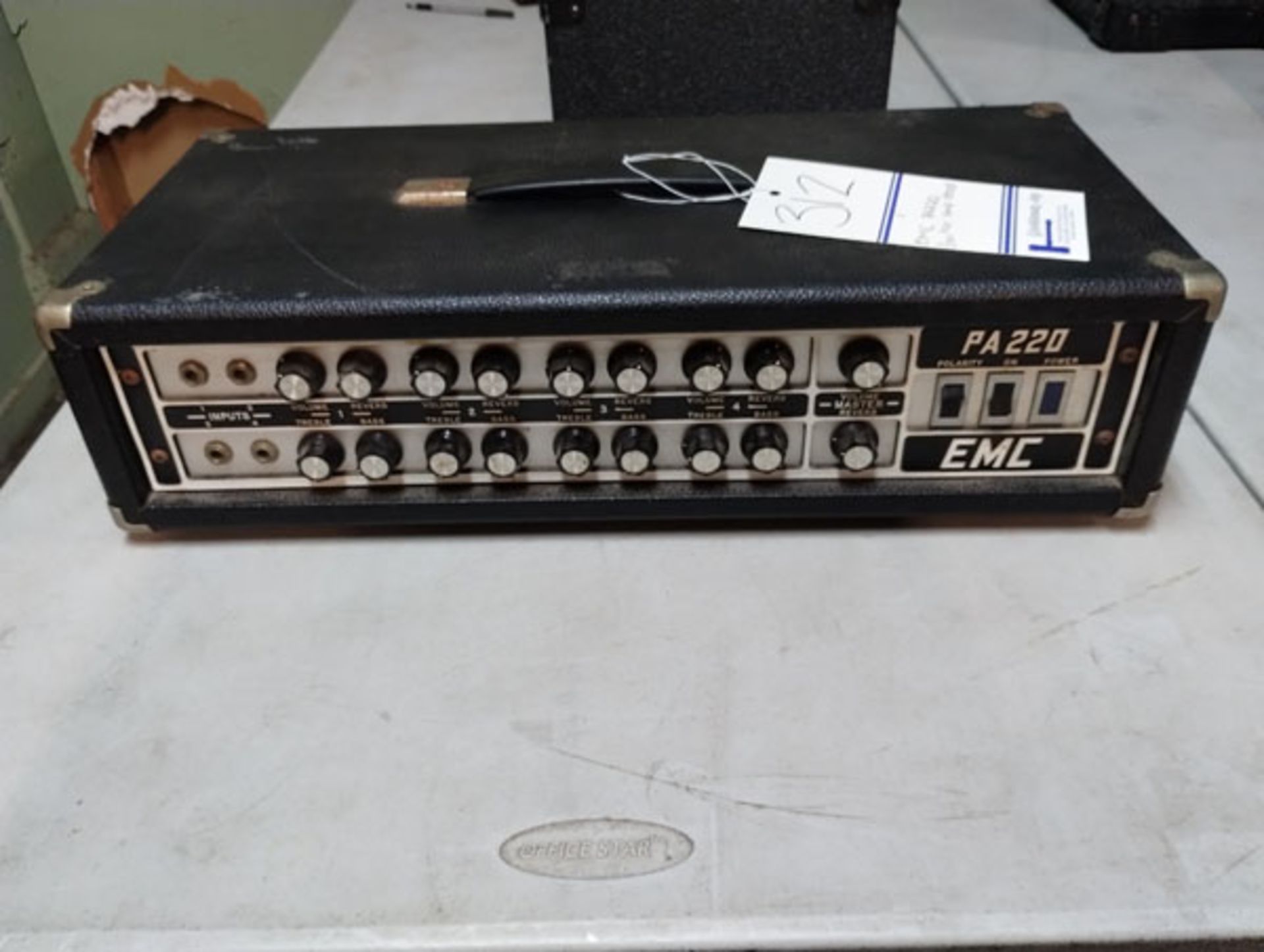 EMC PA220 GUITAR AMP HEAD (This lot of located at the Grossman warehouse 952 E. 72nd St. Cleveland