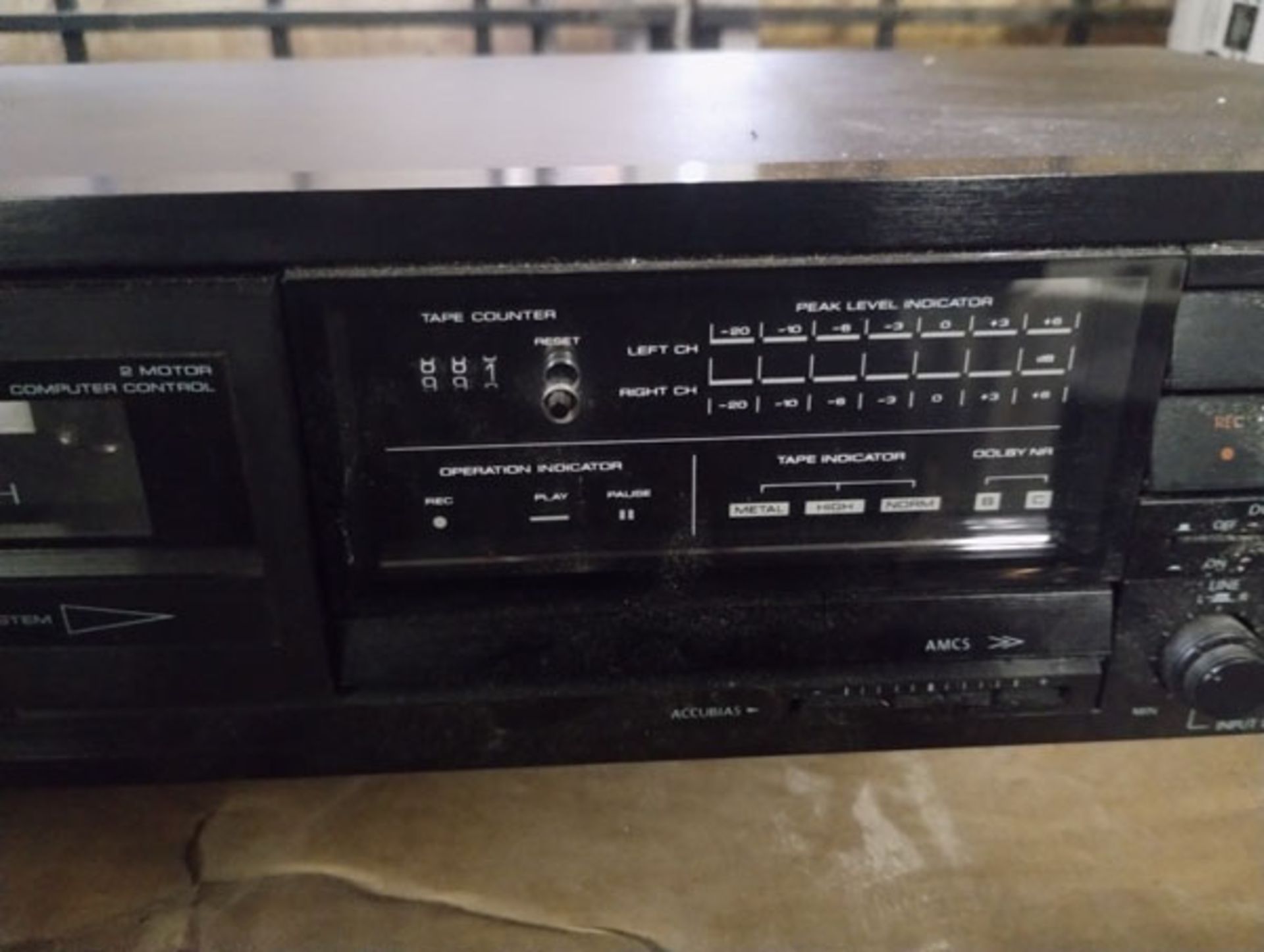 ONKYO TA-2130 STEREO CASSETTE TAPE DECK - AS IS - Image 4 of 7
