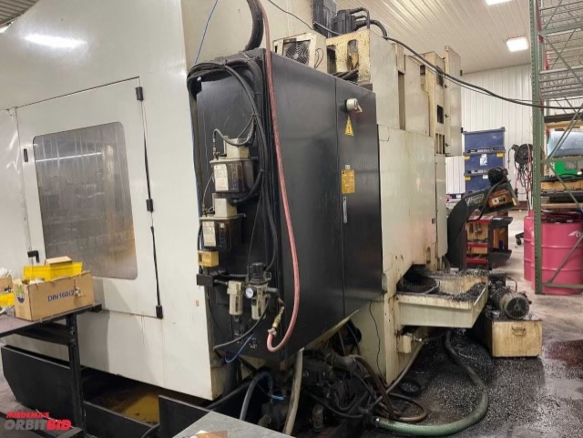 HURCO VMX64 CNC VERTICAL MACHINING CENTER, TABLE 35" X 66" - Image 3 of 6