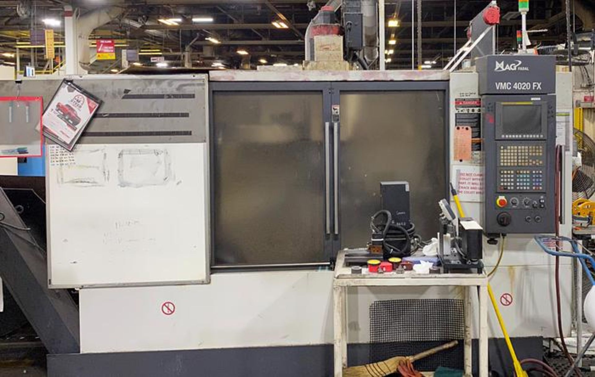 FADAL MAG 4020 VMC WITH FANUC Oi CNC CONTROLS & 4TH AXIS TSUDAKOMA INDEXER