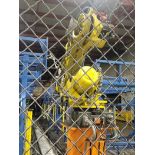 FANUC R-2000iB/125L ROBOT STAND MOUNTED ON 61' FANUC GEN VI RTU WITH R-30iB CONTROLLER, SN 159954