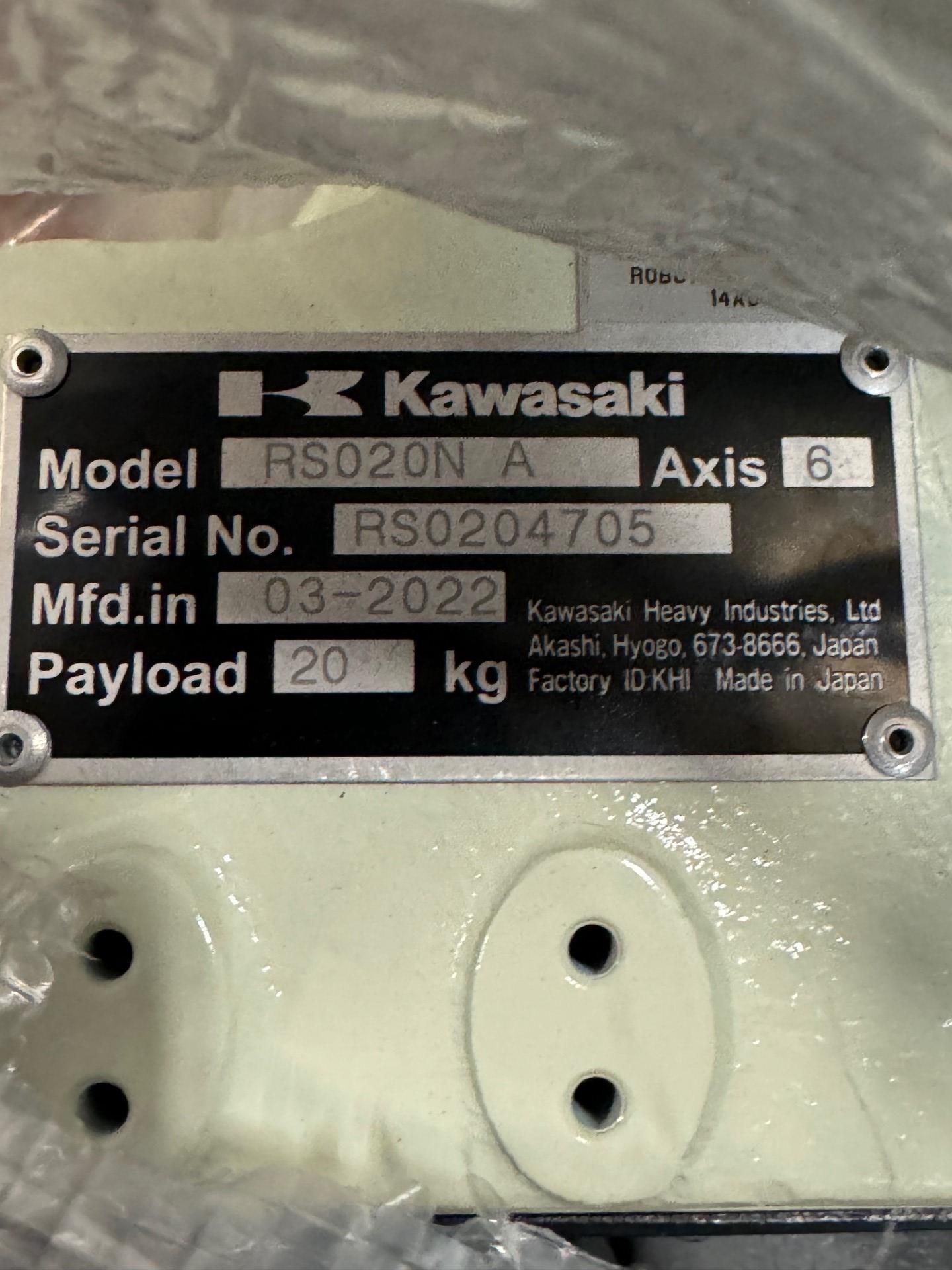 NEW KAWASAKI ROBOT MODEL RS020N, SN 4705, 20KG X 1725MM REACH WITH EO1 CONTROLS, CABLES & TEACH - Image 7 of 7