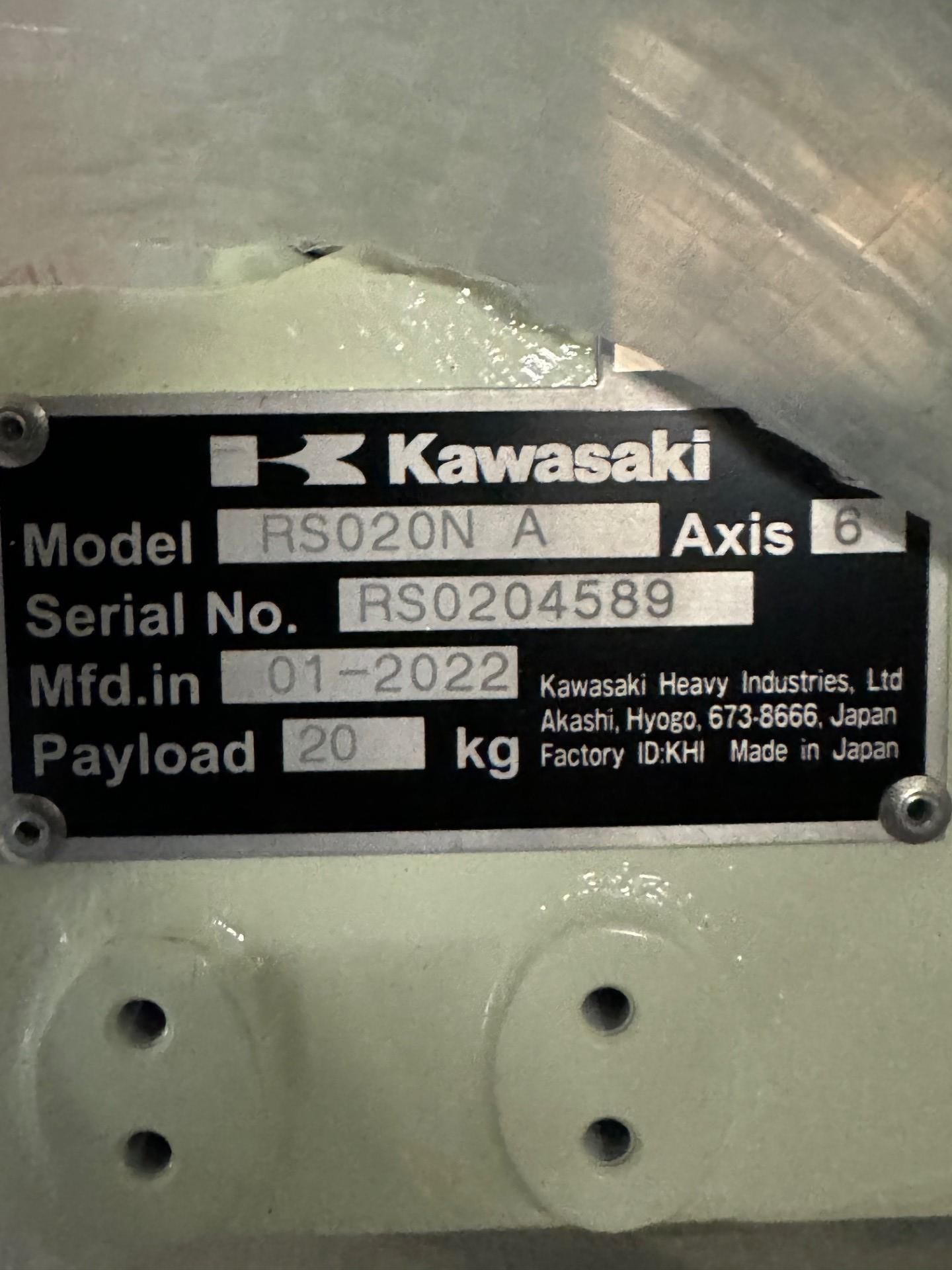 NEW KAWASAKI ROBOT MODEL RS020N, SN 4589, 20KG X 1725MM REACH WITH EO1 CONTROLS, CABLES & TEACH - Image 7 of 7