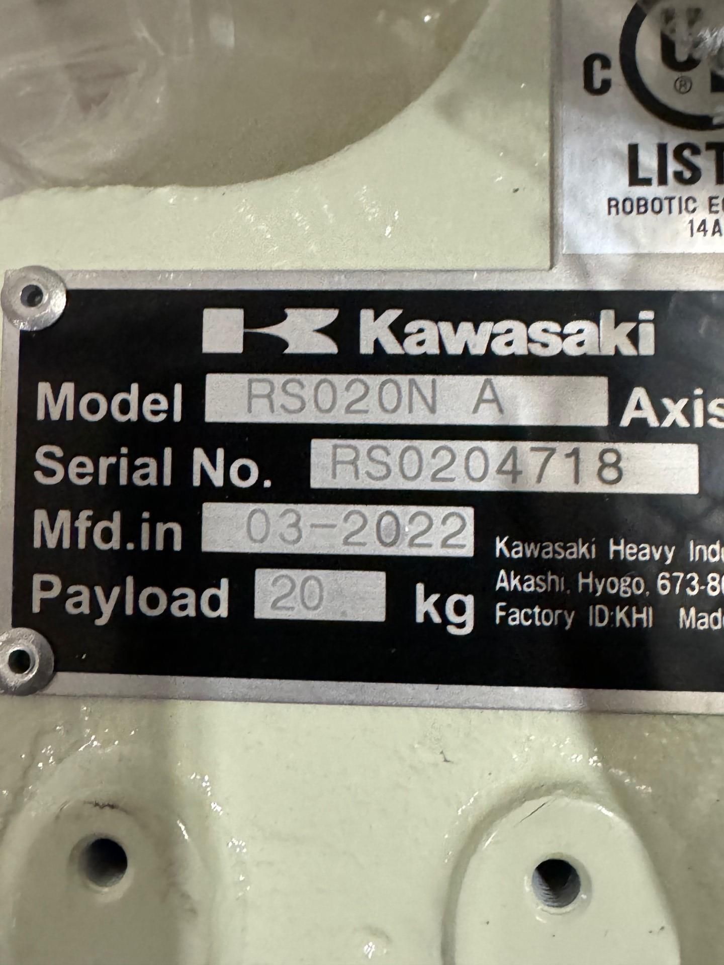 NEW KAWASAKI ROBOT MODEL RS020N, SN 4718, 20KG X 1725MM REACH WITH EO1 CONTROLS, CABLES & TEACH - Image 7 of 7