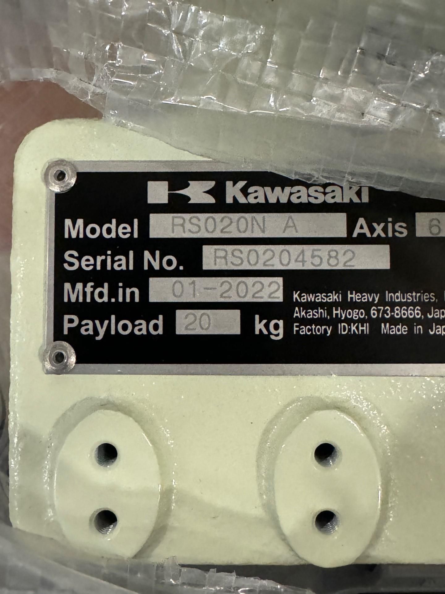 NEW KAWASAKI ROBOT MODEL RS020N, SN 4582, 20KG X 1725MM REACH WITH EO1 CONTROLS, CABLES & TEACH - Image 7 of 7