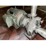 Fristam Centrifugal Pump, Model: FZX2250, S/N: FZX22501310033 with Weg 20 HP 1,765 RPM Motor