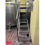 S/S Framed Platform: 25’ x 26" with Handrail and Stairs - Rigging Fee: $750