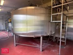 Walker 4,000 Gallon Jacketed Dome-Top, Cone-Bottom S/S Processor, Model: PZ-CB, S/N: SPG-58366 with