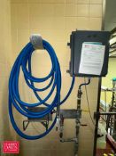 Shepard Brothers Sanitizing Foaming Station with Hose, Nozzle and Hose Station with Sprayer